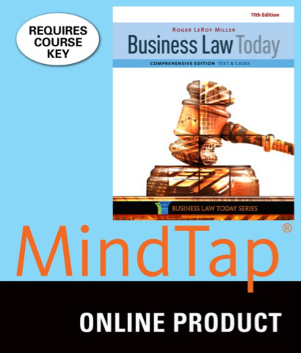 MindTap Business Law for Miller's Business Law Today, Comprehensive, 11th Edition, [Instant Access], 2 terms (12 months) 11th Edition â€“ PDF/EPUB Version Downloadable